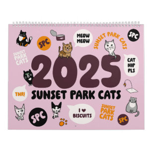 Cats de Sunset Park - Calendario 2025