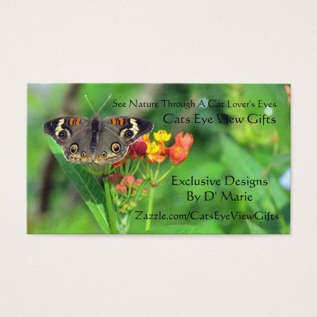 Cats Eye View Regalos Tarjetas de visita (Frente)