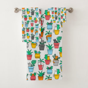 Cats in the flowerpots