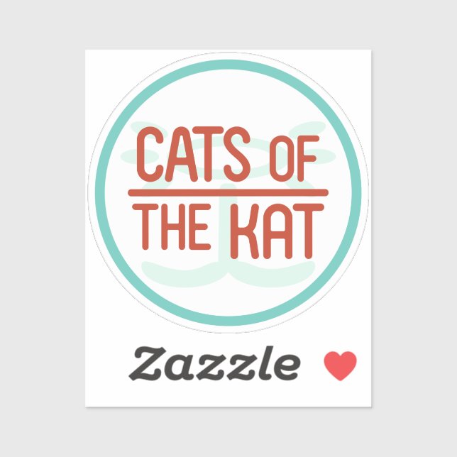 Catsofthekat Cut Vinyl Pegatina (Hoja)