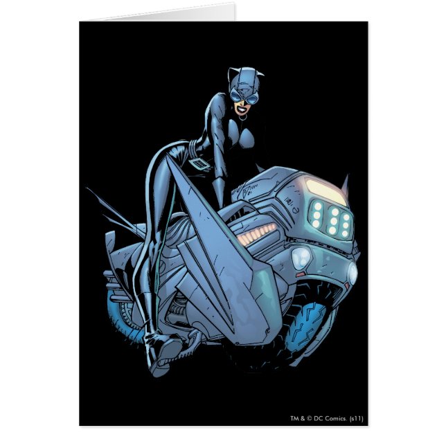 Catwoman y bicicleta (Frente)