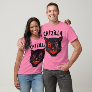 CATZILLA, graciosos hombres parodian camisetas de 