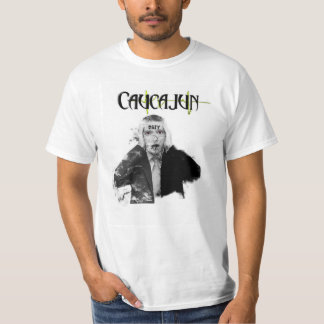 Caucajun obedece la camiseta blanca