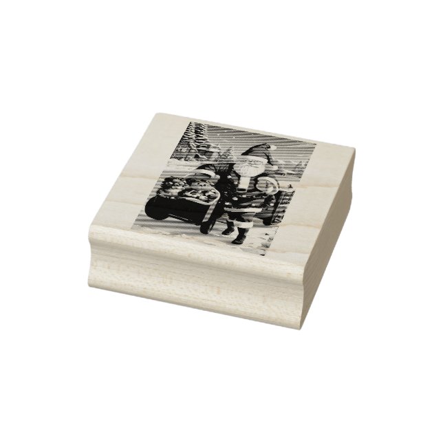 Caucho Almohadilla de sello de Santa (Sello)