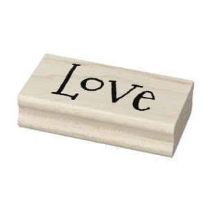 Caucho AMOR 1"x2.5" Sello de goma / Montañas de Navidades
