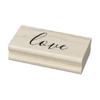 AMOR 1"x 2.5" Sello de goma / Morgana