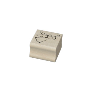 Caucho Ángel con el sello de la trompeta