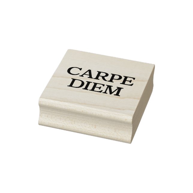 Caucho Carpe Diem gran sello de goma sin mango (Sello)