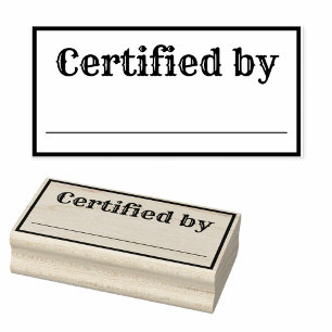 Caucho Certificado por sello de goma