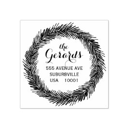 Caucho Círculo de correa de flores deja un sello de cauch