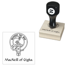 Caucho Clan MacNeill de Gigha Escudo Gaélico con sello de