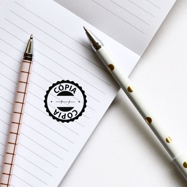 Caucho Cópia, sello de goma portuguesa (Subido por el creador)