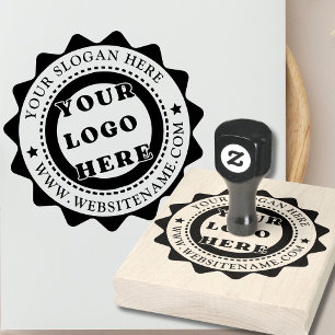 Caucho Crear el sello de goma del Personalizado de logoti