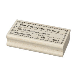 Caucho Dirección Vintage Sello de Dirección Dirección Dir