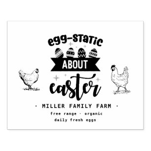 Caucho Eggstatic Easter   Sello de cartón de huevos