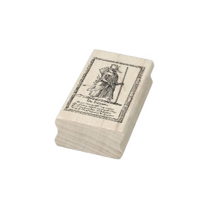 Caucho El húngaro - Sello de arte de madera de arce