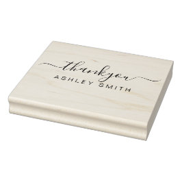 Caucho Elegante sello de negocios gracias a goma