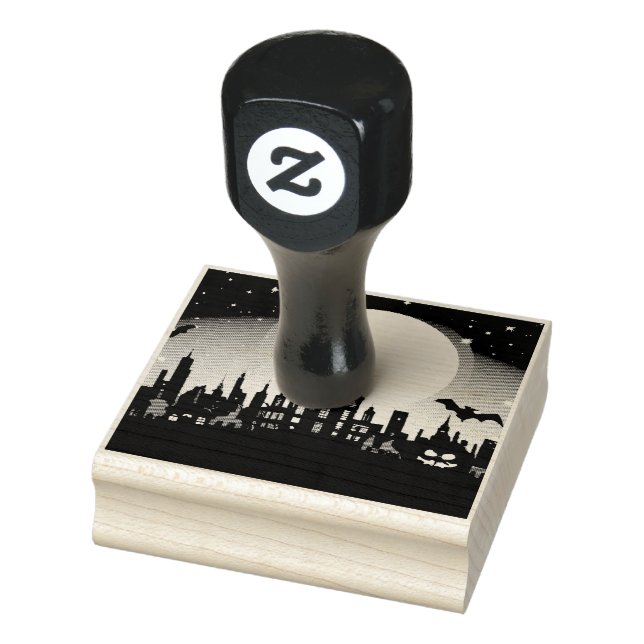 Caucho Espectacular sello de tinta paisajista de Hallowee (Sello)