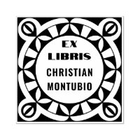 Ex Libris Sello de Arte en Madera - Motivo Geométr