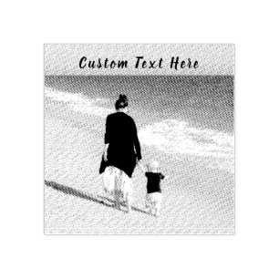 Caucho Foto personalizado Sello de goma sus fotos y texto
