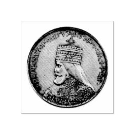 Caucho Haile Selassie I Jah Rastafari Sello de Arte de Ma