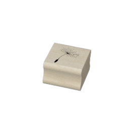 Caucho Haz un deseo de semilla de Dandelion | Sello de ca