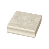 Horizontal, Porcelana, Sello de Arte de Madera de