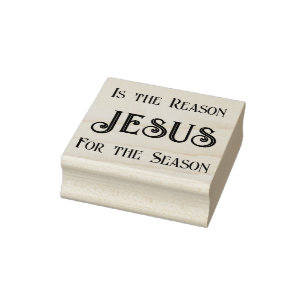 Caucho Jesús es la razón por la que el sello de tinta de 