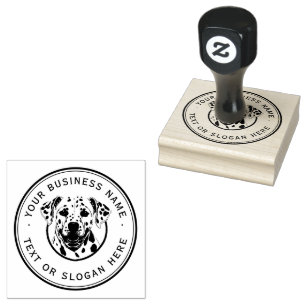 Caucho logotipo comercial de Personalizado de perro Sello
