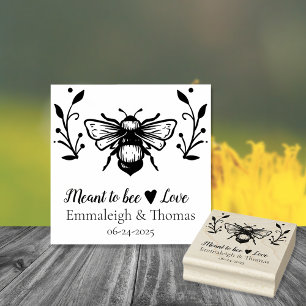 Caucho Meto to to Bee Love - Sello de boda