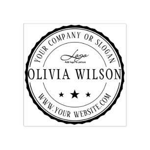 Caucho Moderno  Crear su propio sello de goma con logotip