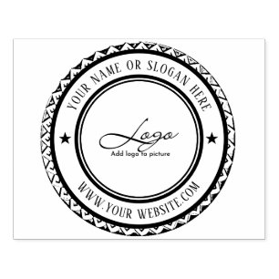 Caucho Moderno   Sello de goma de logotipo comercial pers