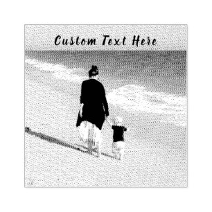 Caucho Personalizado tu sello de goma fotográfica con tex