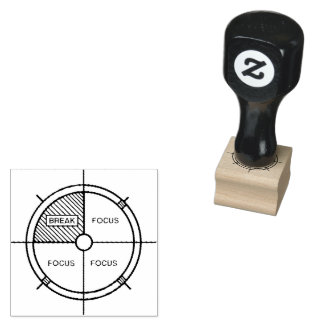 Caucho Planificador de Hora Objetivo Sello | Planificador