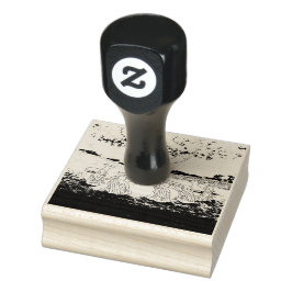 Caucho Primer sermón de Buda enseñando sello de goma