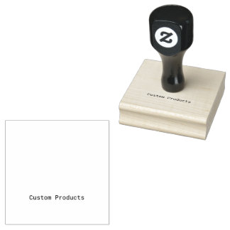 Caucho Promoción de Marca Simple Sello de Goma de 2,5" x