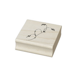 Caucho Rama de baño con sello Berries Wood Art