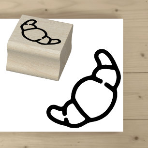 Caucho Rollo de Media Luna Mini Sello para Scrapbooking y