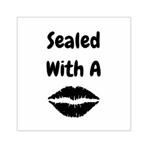 Caucho Sellado con sello de "Beso"