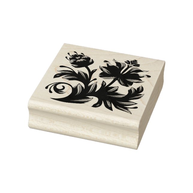 Caucho Sello de 2,5" x 2,5" (Sello)