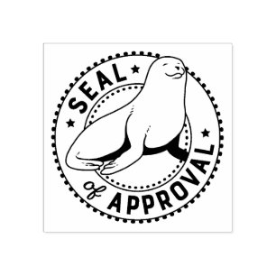 Caucho Sello de aprobación