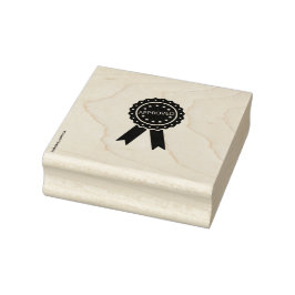 Caucho Sello de aprobación.