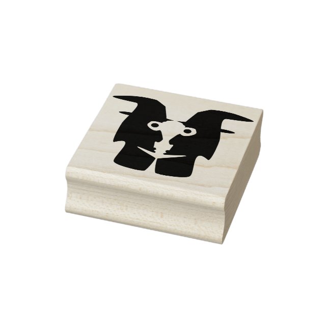 Caucho sello de arte de brujas gemelas (Sello)