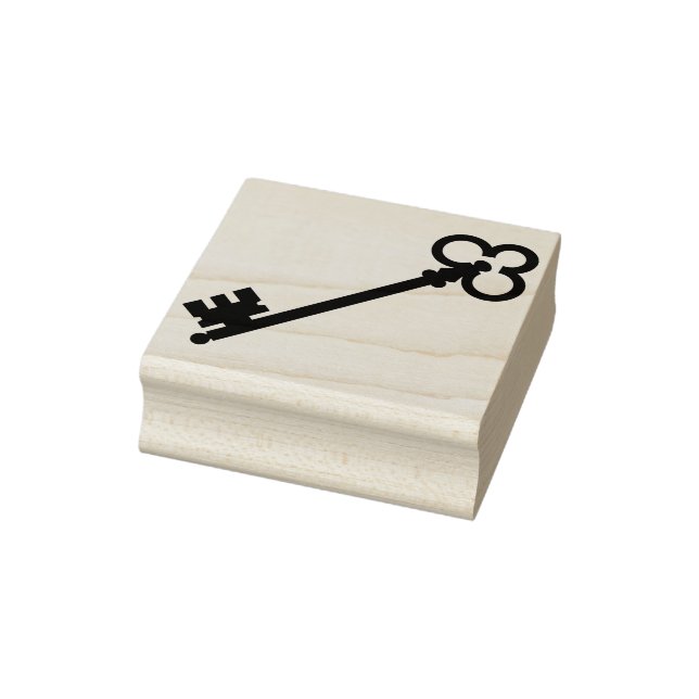 Caucho sello de arte de clave vintage (Sello)