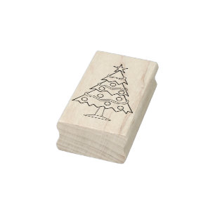 Caucho sello de arte de deco christmas