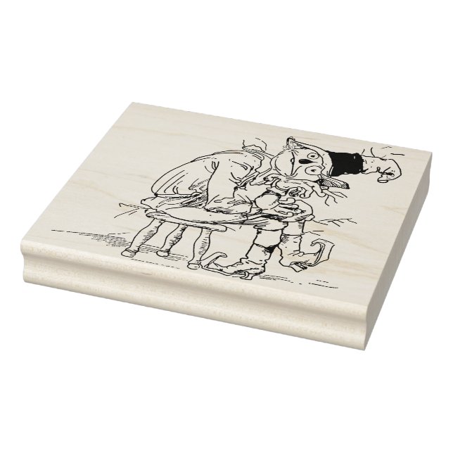 Caucho Sello de arte de espantapájaros en ilustracion (Sello)