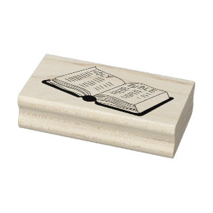Caucho Sello de arte de goma de Biblia sagrada cristiana 