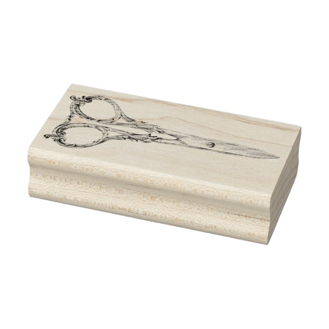 Caucho Sello de arte de goma de las tijeras de coser de p (Sello)