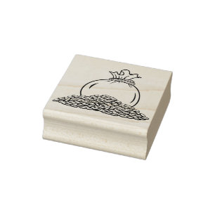 Caucho sello de arte de la bolsa de monedas