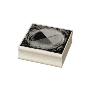 Caucho Sello de arte de la madera de la rueda de la medic